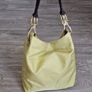 Jean Pierre Klifa gold nylon shoulder bag